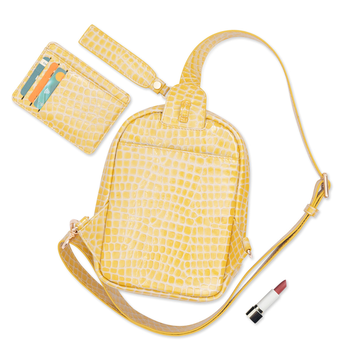 Champagne Meringue Chiffon Compact w/ Wallet