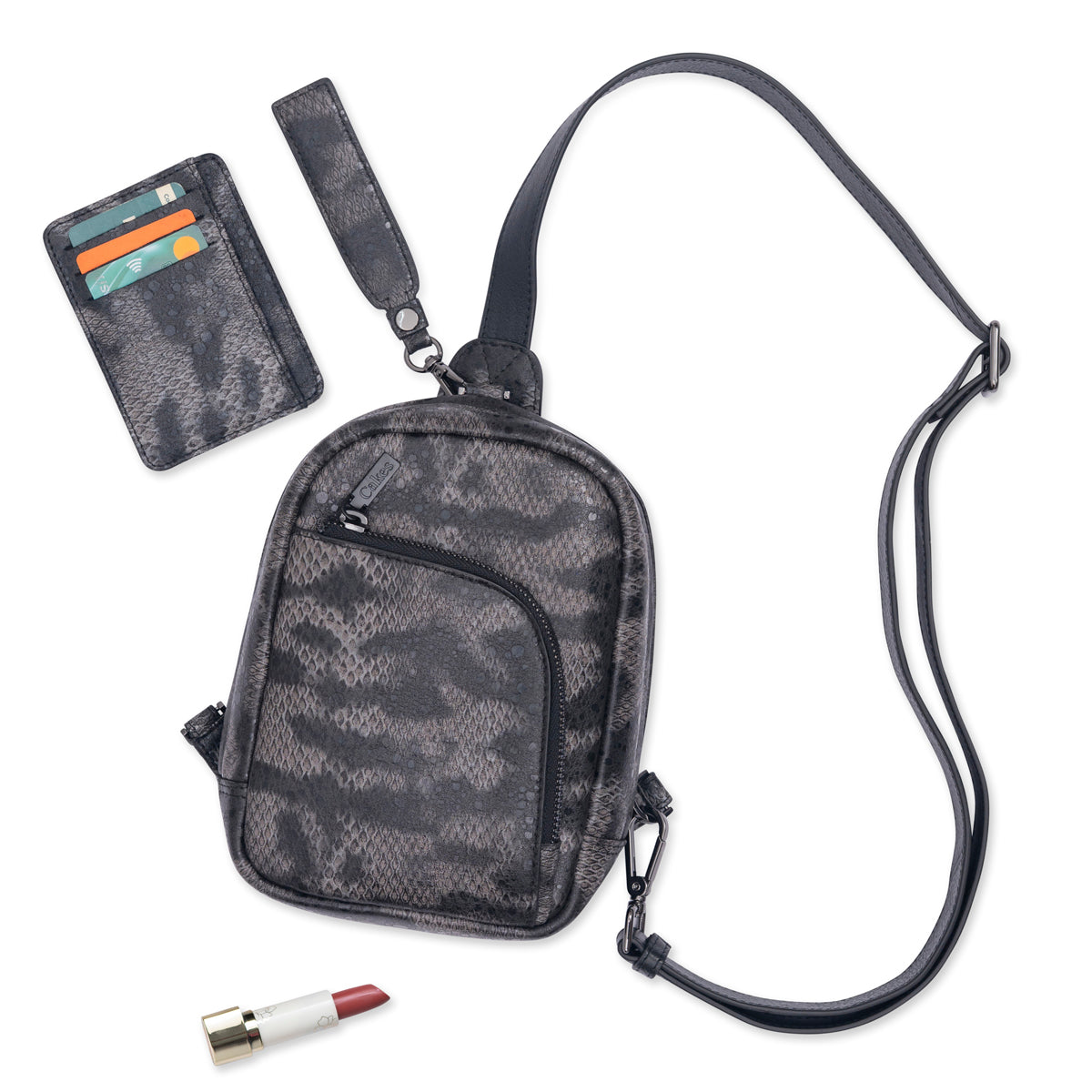 Molten Crinkle Camo Madeline Compact w/ Wallet