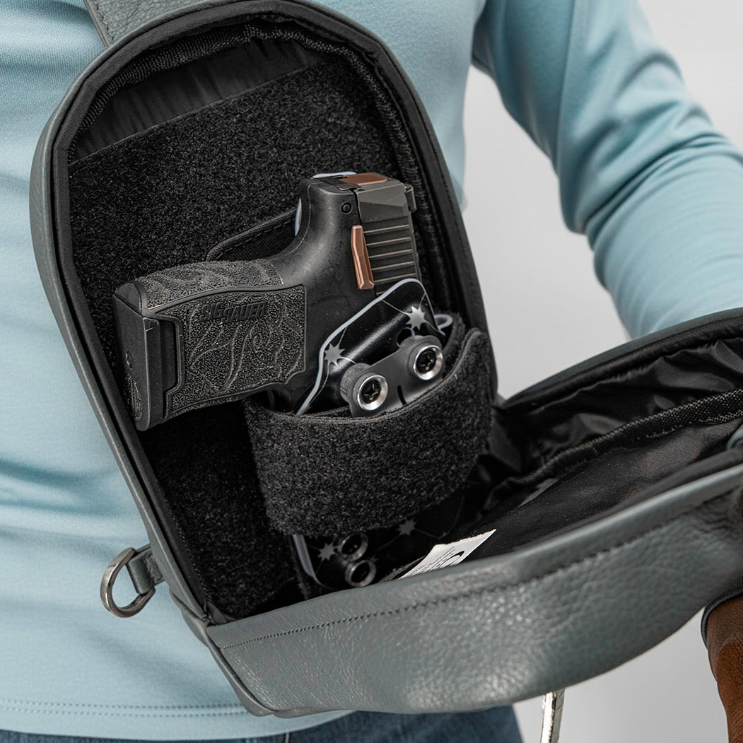 Metallic Premium IWB Kydex Holster: Convertible Bag Use