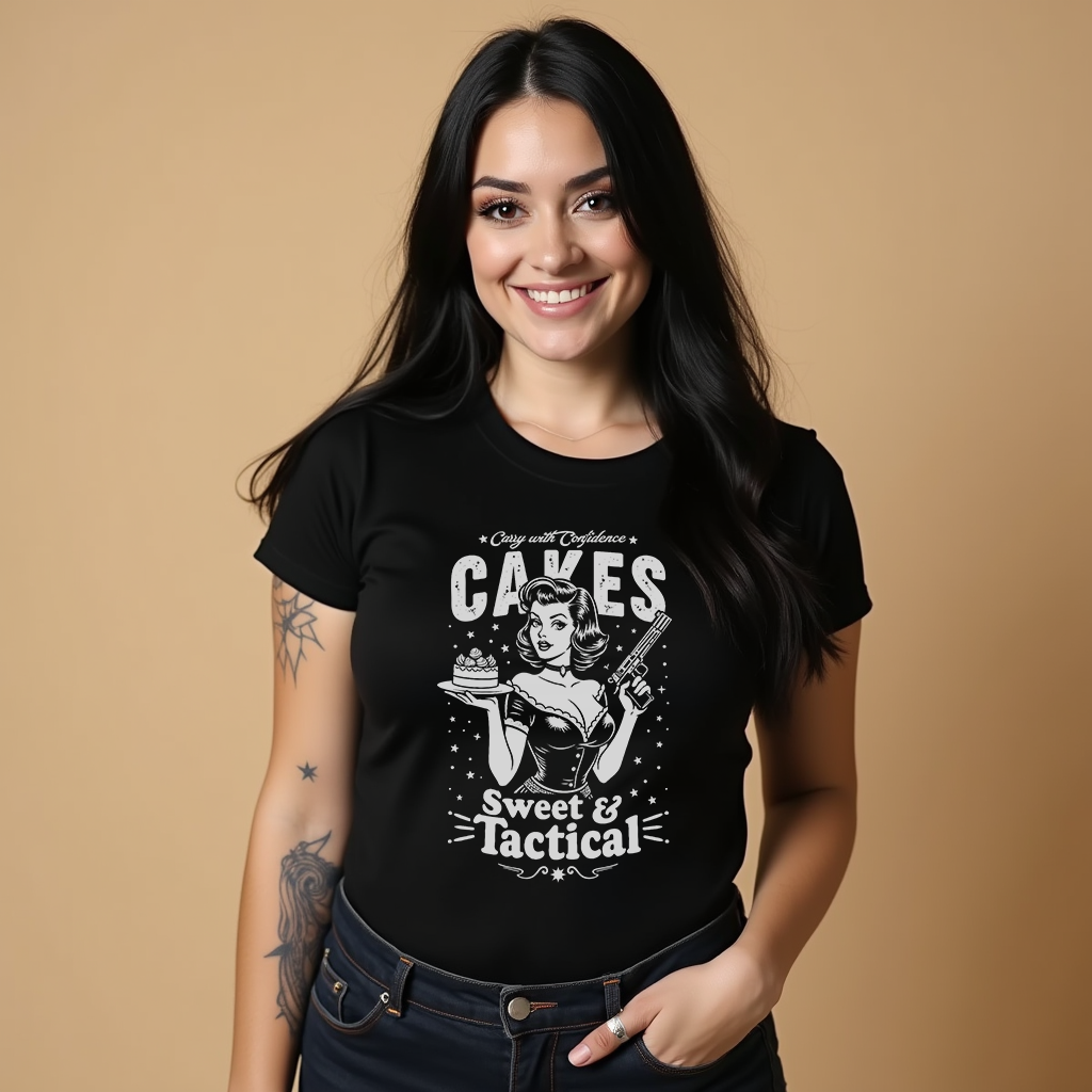Sweet & Tactical- Women's Tee