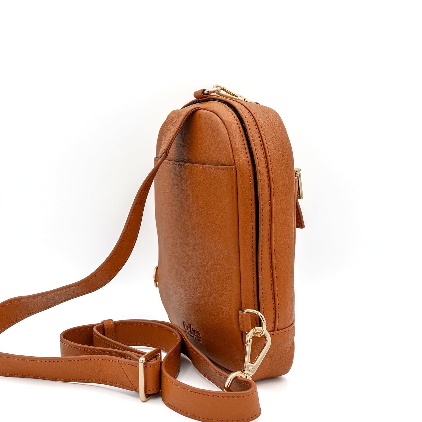 Madeline XL- CCW Cross Body Purse in Toffee Tan