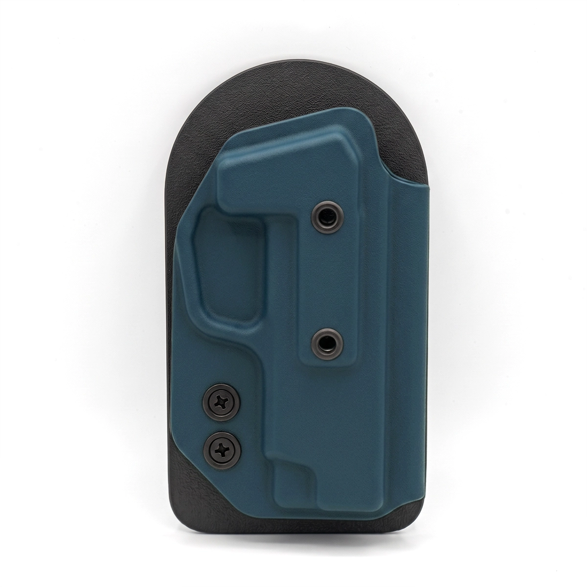 BLUEBERRY CAKES CONCEALED HOLSTER ON A BLACK VELCRO BACKER. 