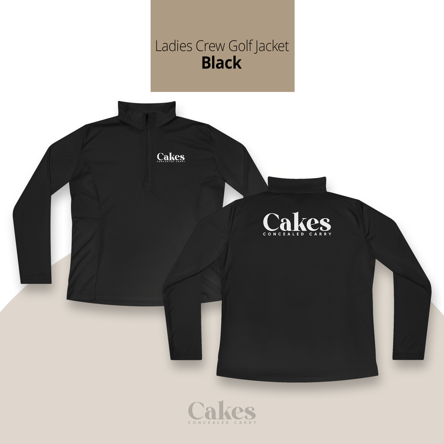 Cakes Concealed Crew Ladies Golfer