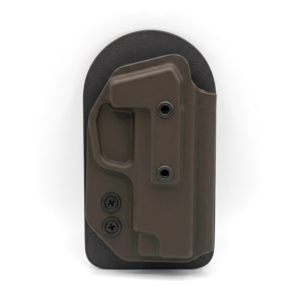 CHOCOLATE CAKES CONCEALED HOLSTER ON A VELCRO BACKER. 