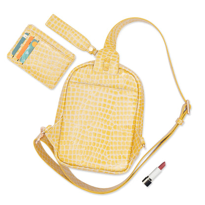 Champagne Meringue Chiffon Compact w/ Wallet