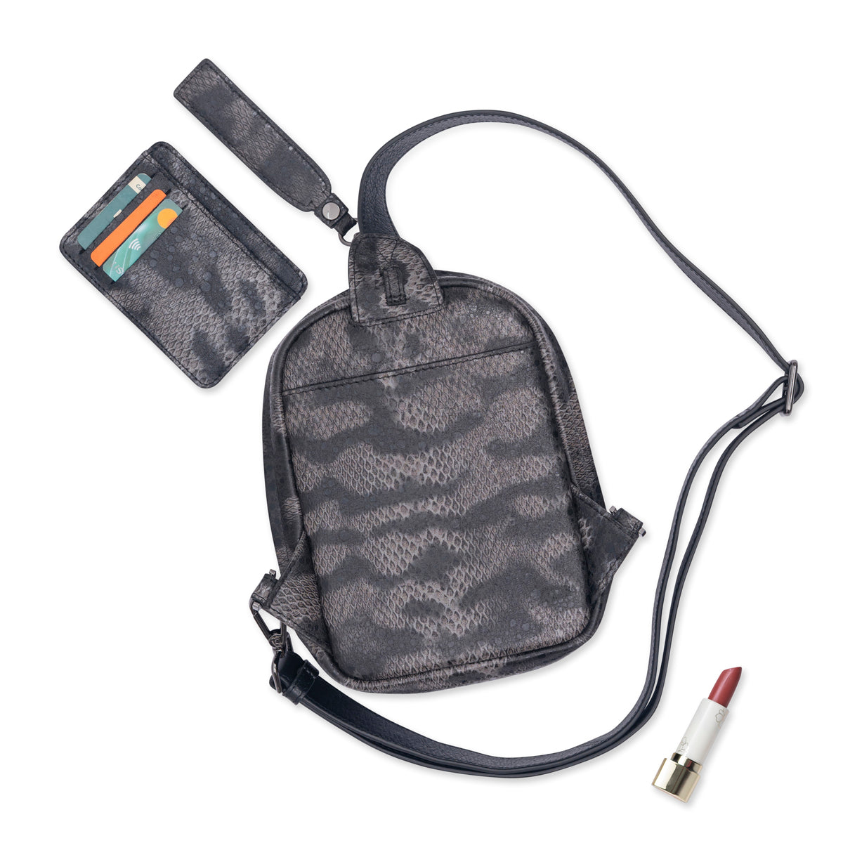 Molten Crinkle Camo Madeline Compact w/ Wallet