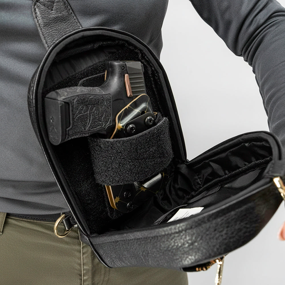 Metallic Premium IWB Kydex Holster: Convertible Bag Use