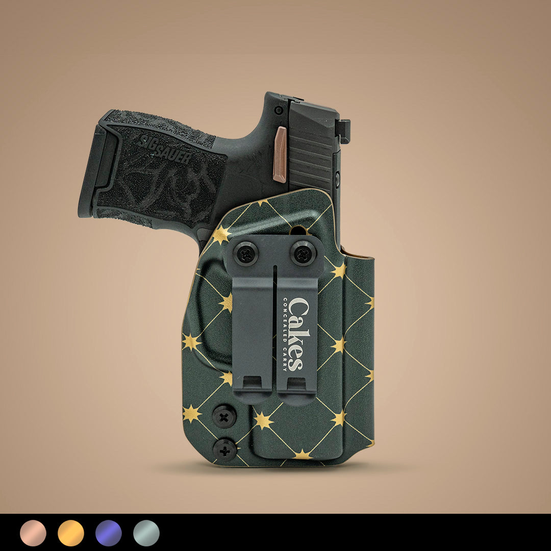 Metallic Premium IWB Kydex Holster: Convertible Bag Use