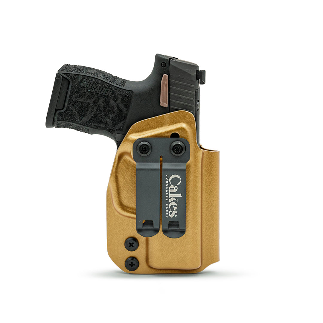 Metallic IWB Kydex Holster: Convertible Bag Use