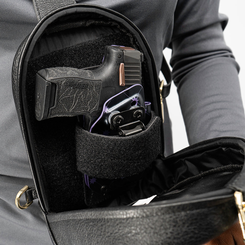 Metallic Premium IWB Kydex Holster: Convertible Bag Use