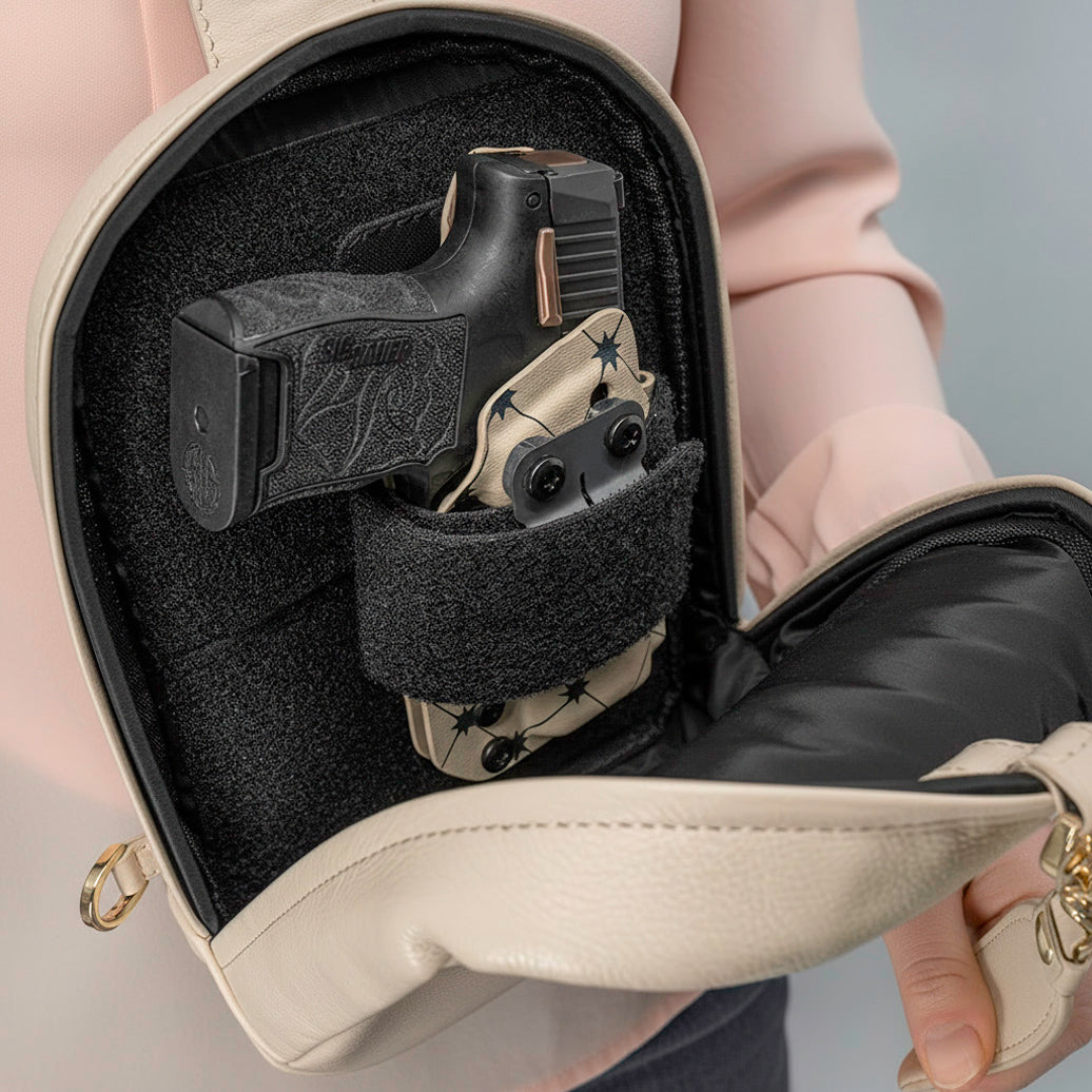 concealed carry leather backpack Jayden by Lady Conceal Black This multi Concealed Carry Haven Sling Leather