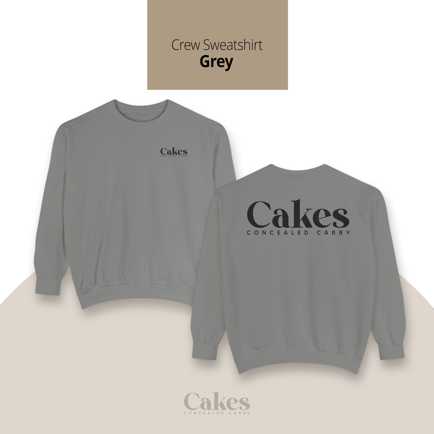 Cakes Concealed Crew Sweatshirt