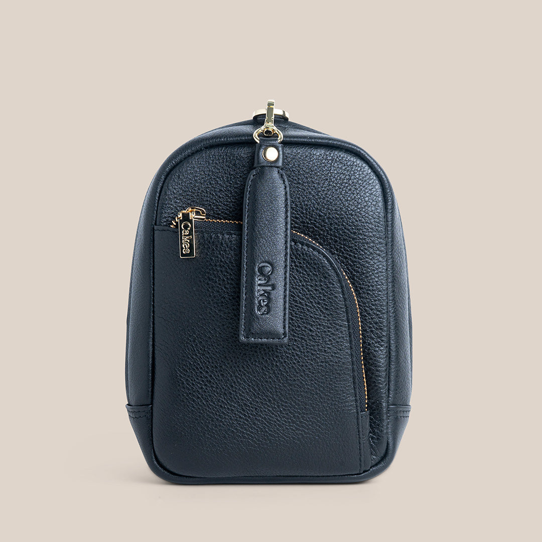 Cakes Concealed Carry Bag Madeline Compact-M (Magnetic) Black Licorice Gold Hardware
