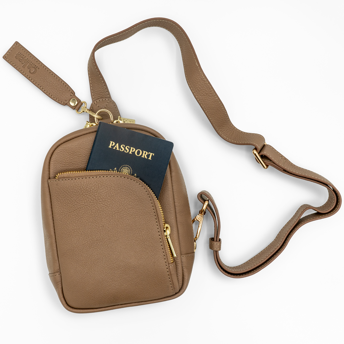 Madeline- Cross Body CCW Purse in Almond