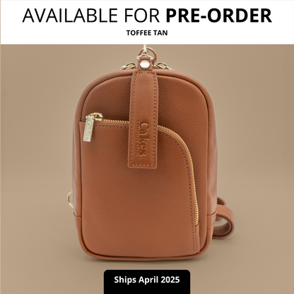 Madeline- Cross Body CCW Purse in Toffee Tan