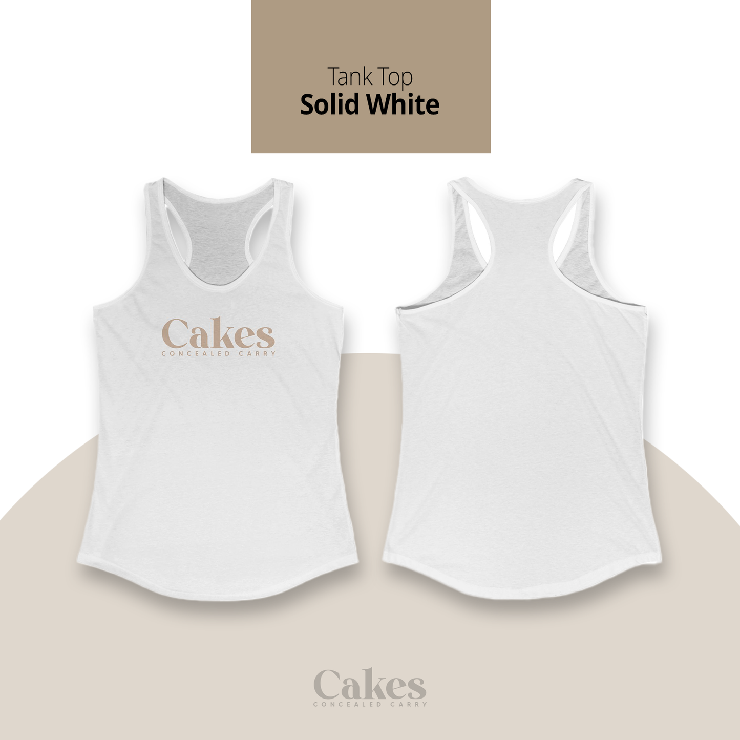 Cakes Concealed Tank Top