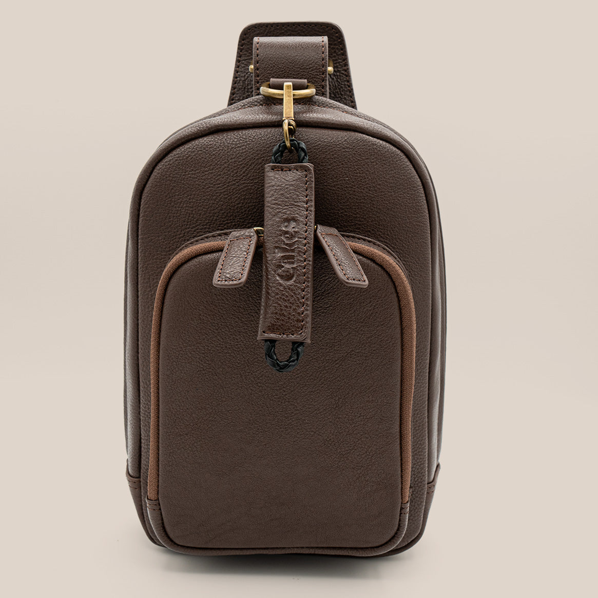 [Dark Chocolate Bronze Hardware] Front