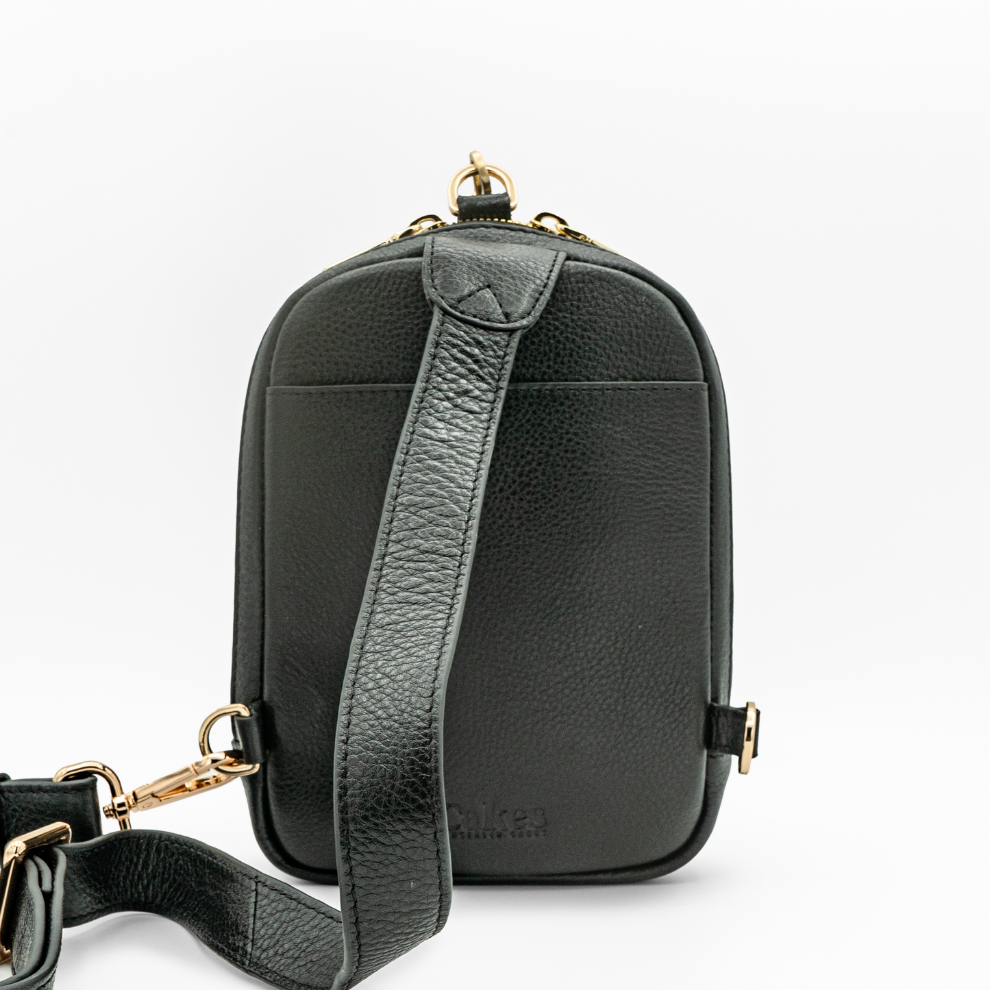 Madeline- Cross Body CCW Purse in Black Licorice - Gold Hardware