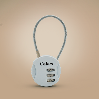 Cakes Lock - White