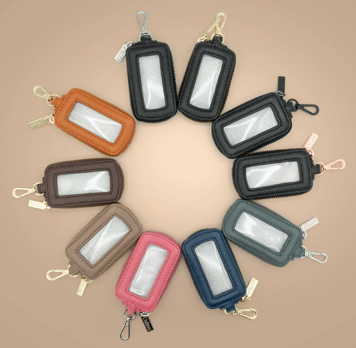colors for leather key fob holders