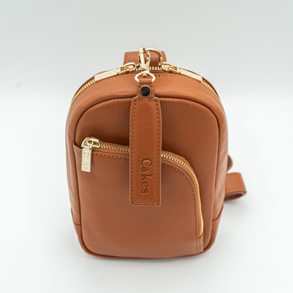 Madeline- Cross Body CCW Purse in Toffee Tan