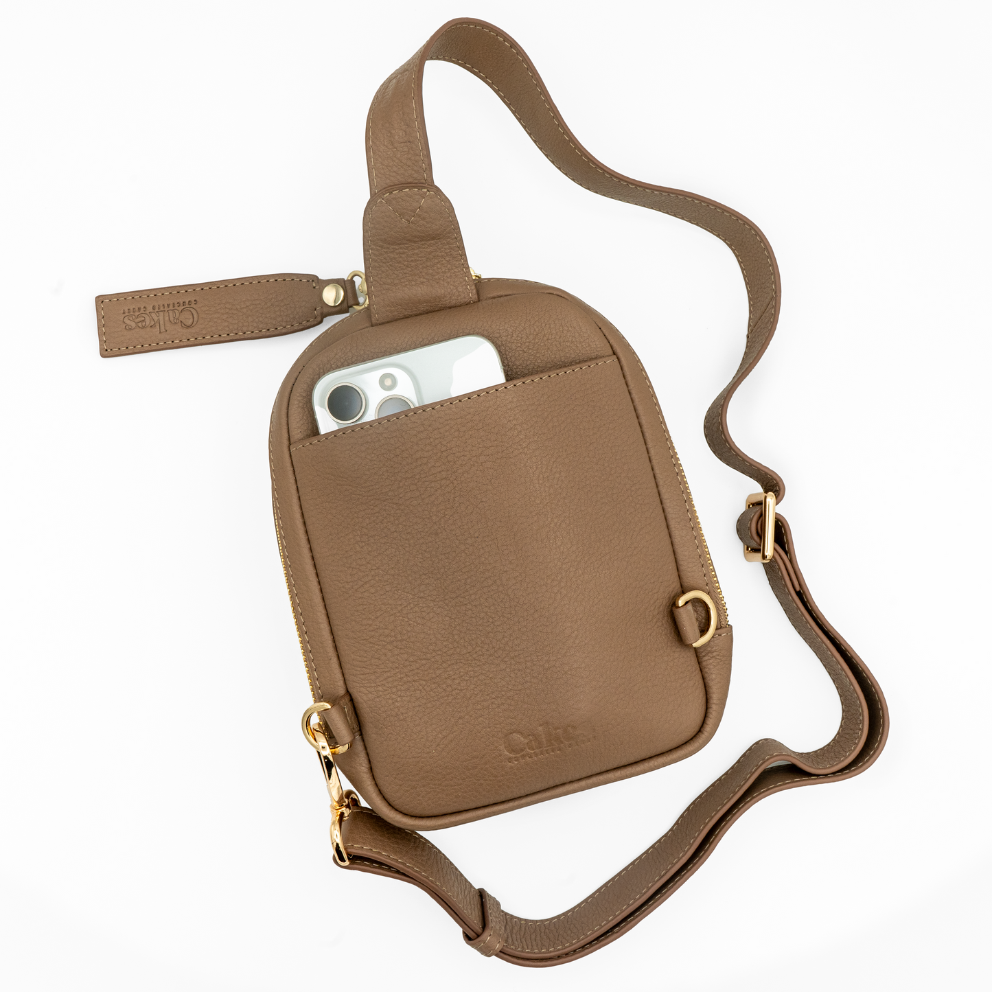 Madeline- Cross Body CCW Purse in Almond