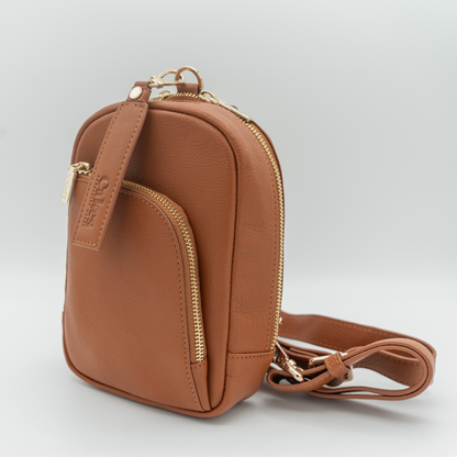 Madeline- Cross Body CCW Purse in Toffee Tan